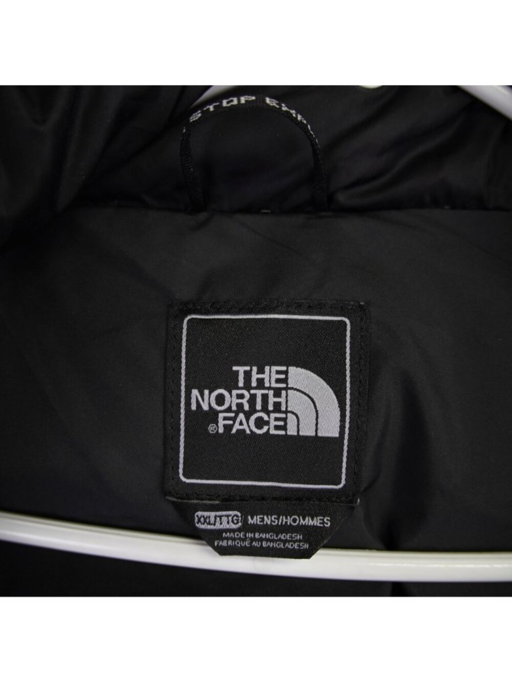 The North Face Mens Nuptse Black 700 Goose Fill Down Puffer Jacket Size XXL 2XL - Picture 10 of 16
